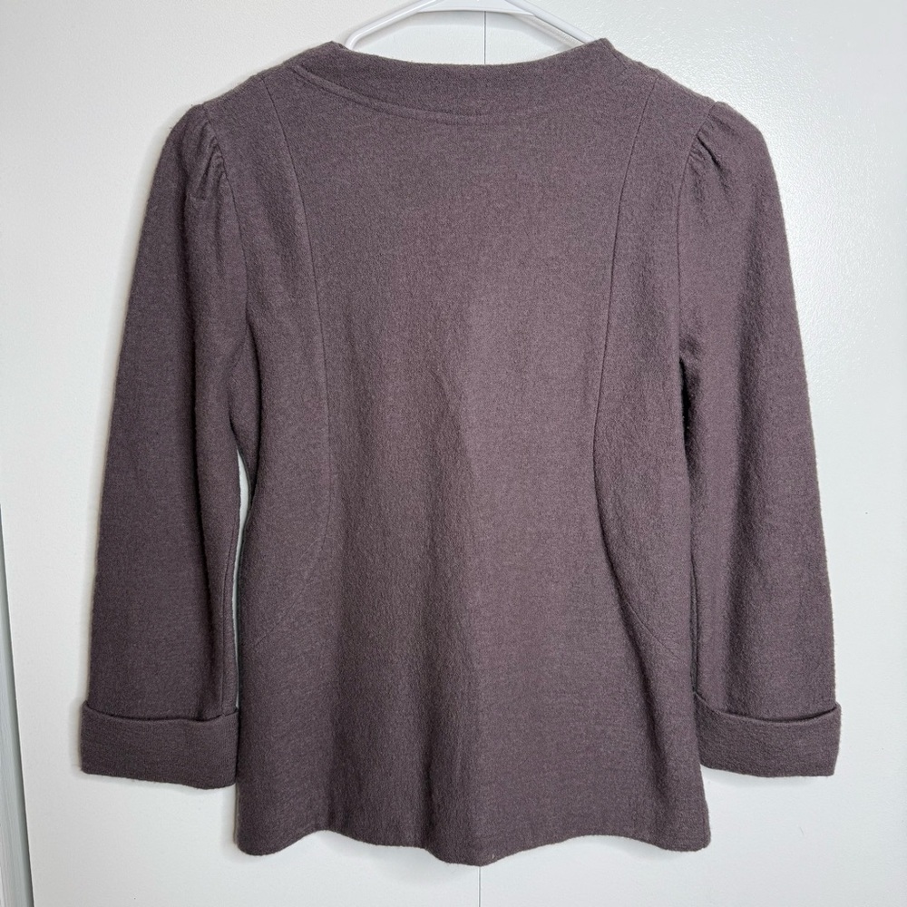 HWR - Anthropologie- Wool & Silk Scarf cardigan XS - Picture 5 of 7